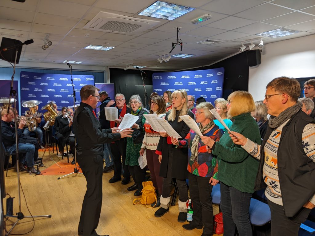 Blackburn Peoples Choir at Lancashire Sings Christmas