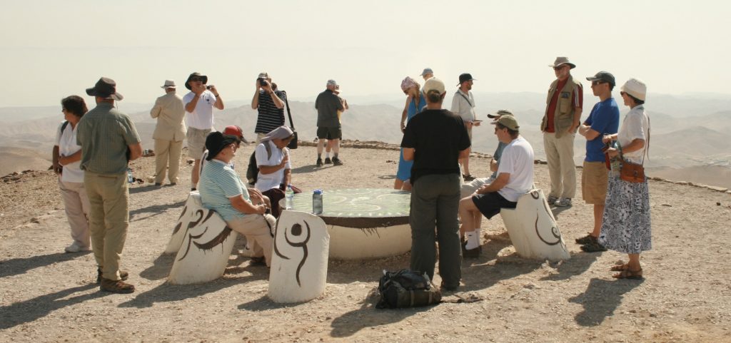 Pilgrims in the Holy Land 