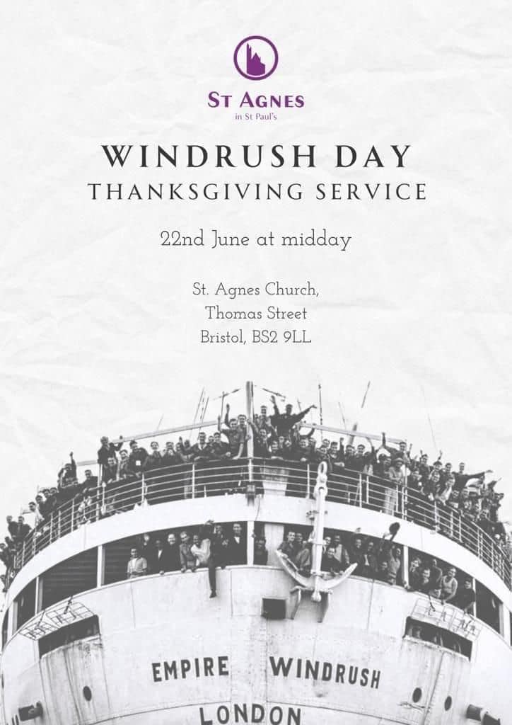 Windrush thanksgiving service Bristol