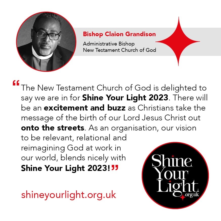 Shine Your Light quote from Bishop Claion Grandison