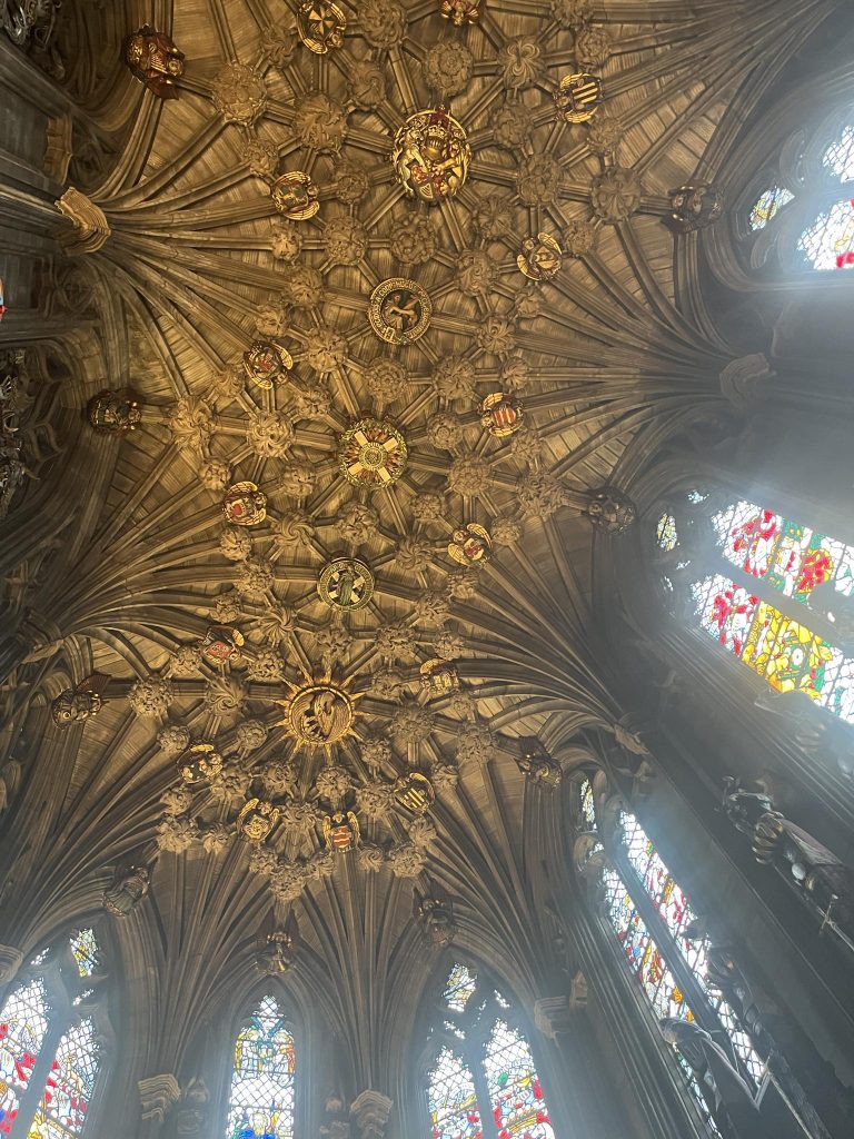 Church ceiling