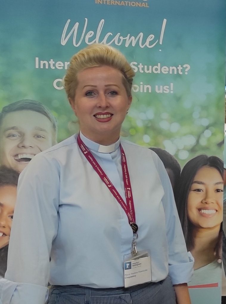 Bishop Paulina a Chaplain at the University of Nottingham