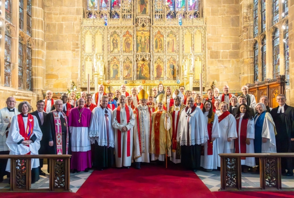 Ecumenical representatives at the installation of Bishop Paulina 