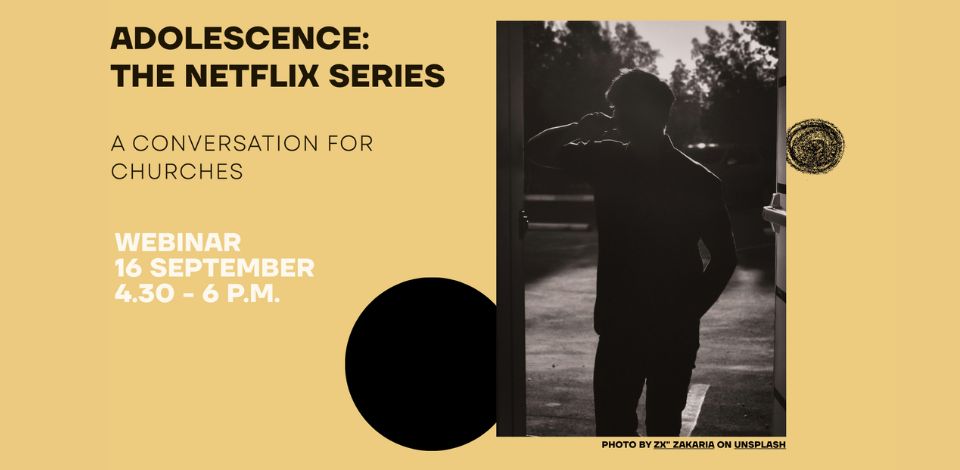 Graphic advertising the Adolescence webinar