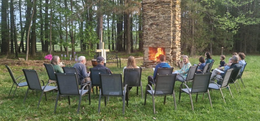 A service at Spring Forest community