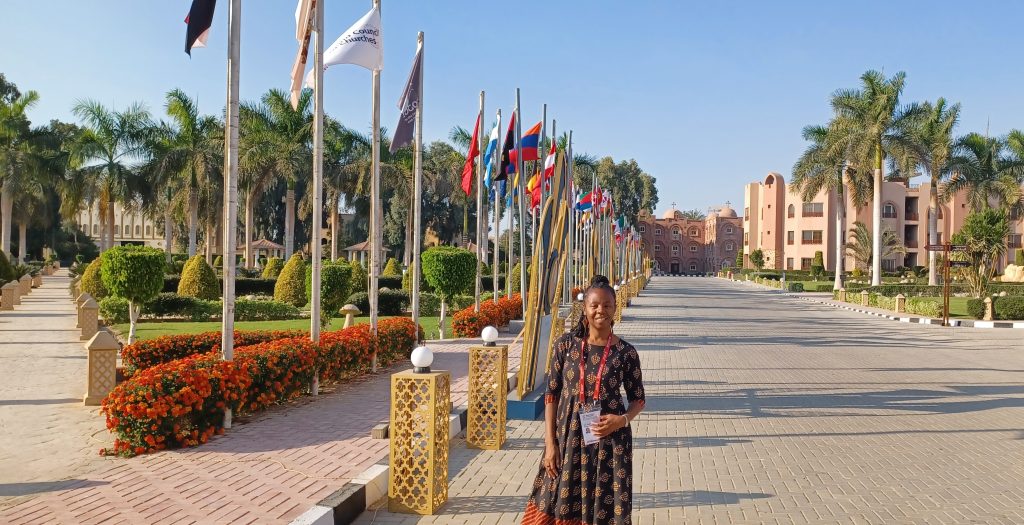 Rev Dr Gale Richards at the Logos Centre in Egypt