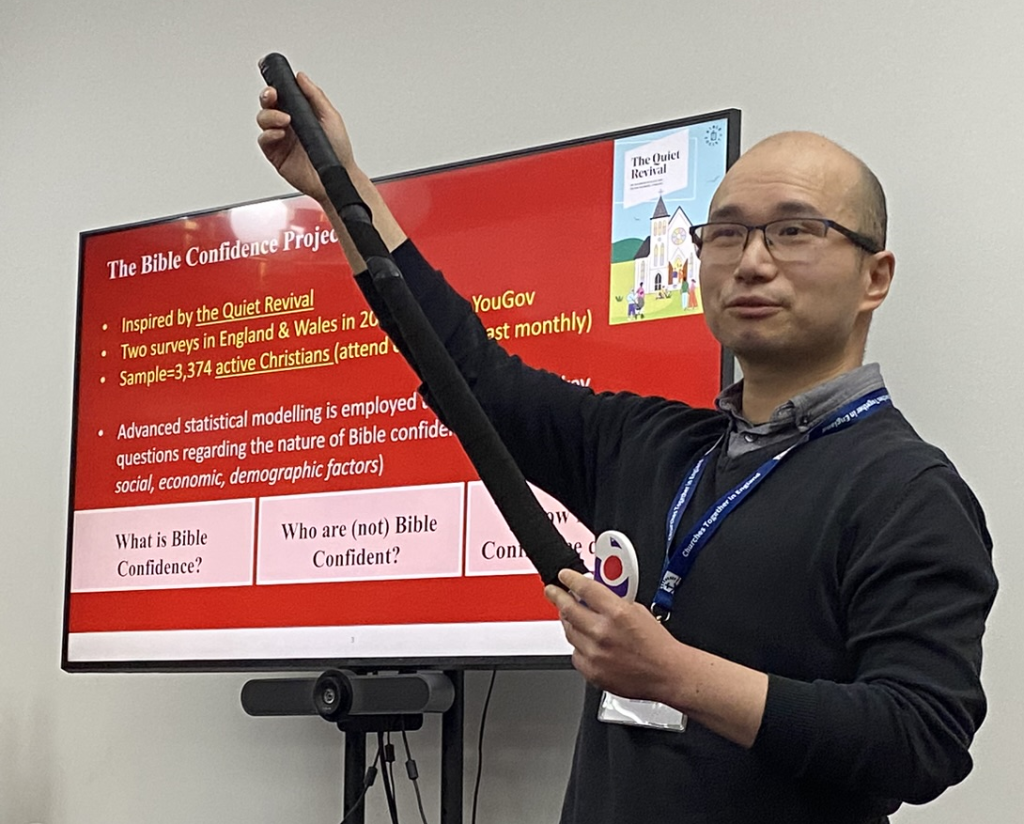 Dr Xinyuan Huang from the Bible Society