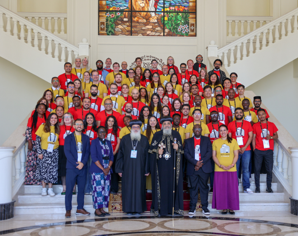 GETI delegates with HH Pope Tawadros II