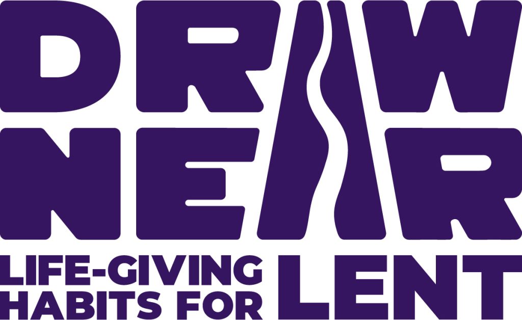 Draw Near for Lent 2026 graphic