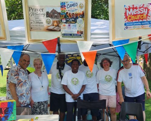 People on the Messy Church stall Luton Praise in the Park