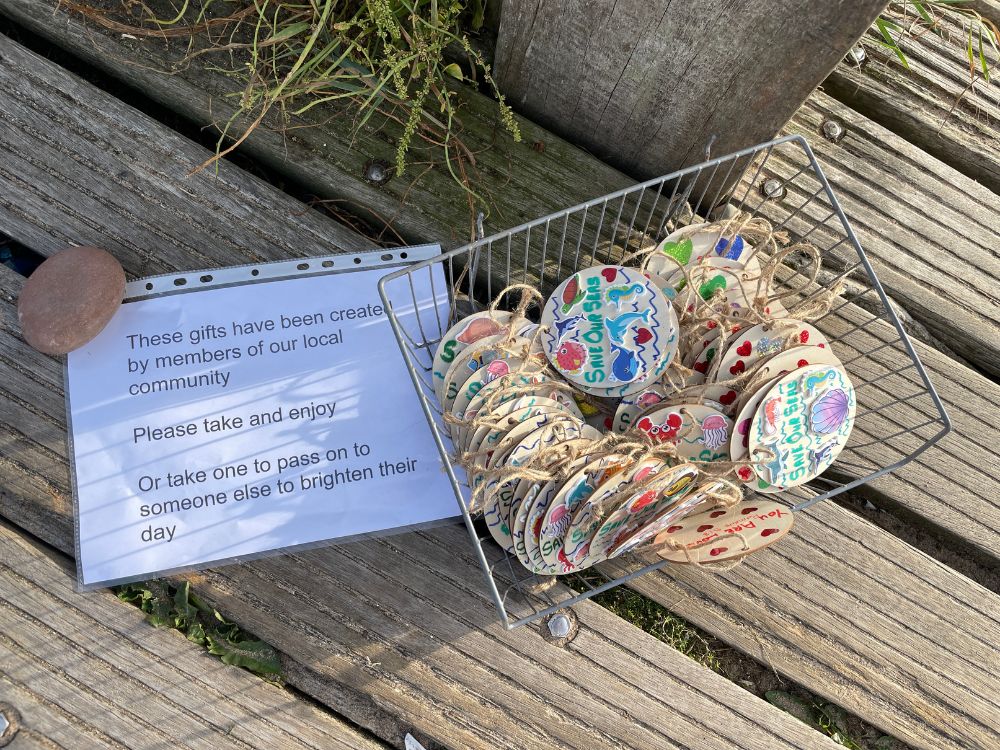 Save our seas wooden discs
